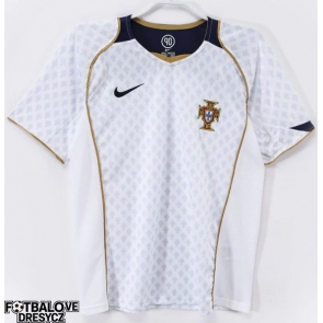 Portugalsko 2004 Retro Venkovní Dres Krátký Rukáv
